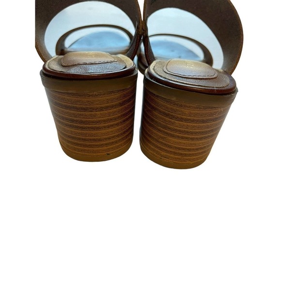 Rampage Ram Hatty Block heel slip on Brown Sandals size 6 M - Picture 7 of 10